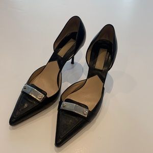 Michael Kors Black Leather Pumps